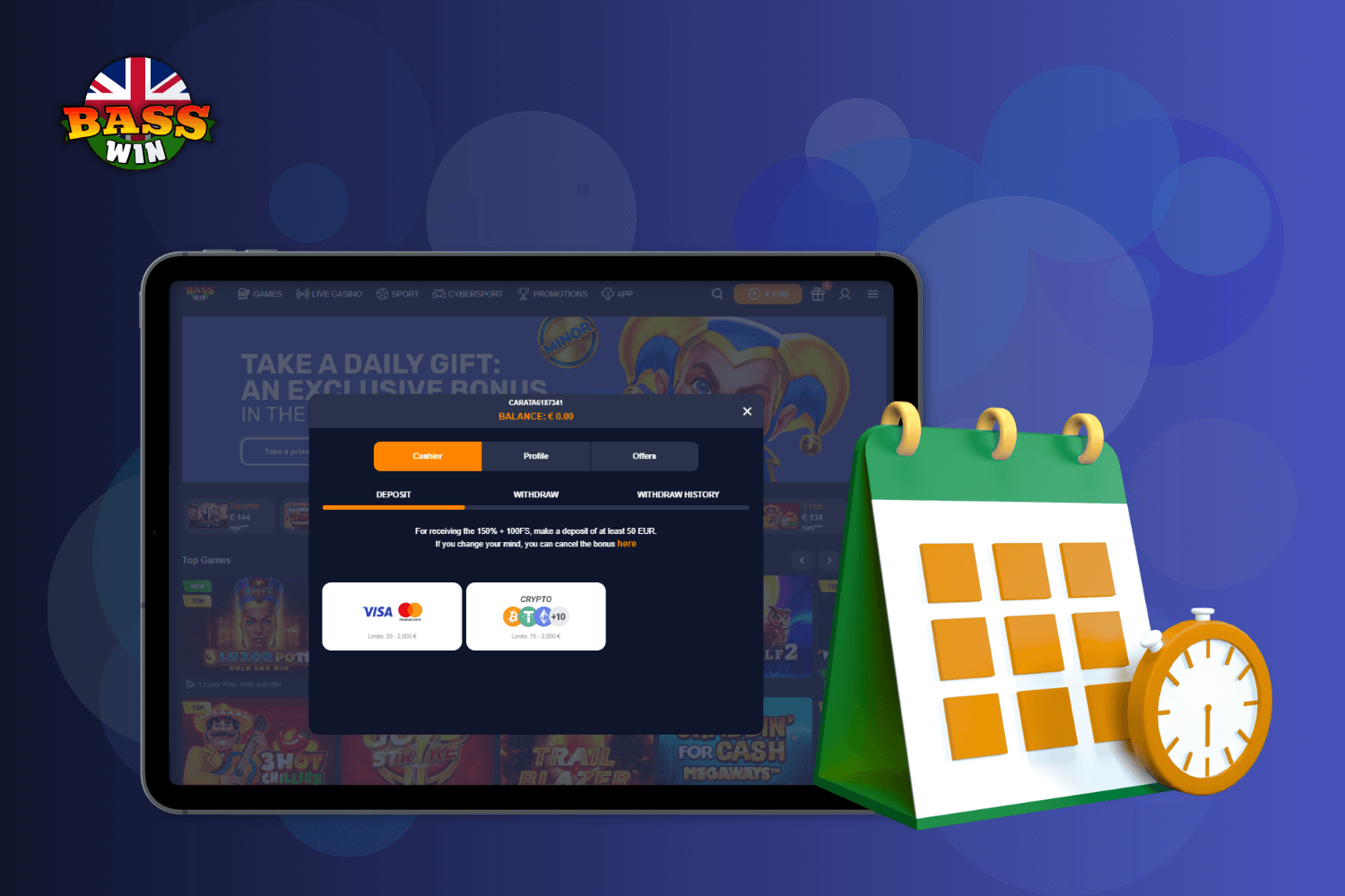 How Long Do Withdrawals Take at BassWin UK? Processing Times & Limits